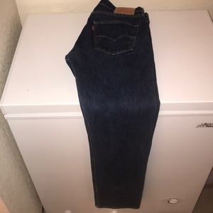 Blue Levi’s pants